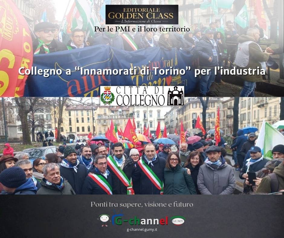 Collegno a “Innamorati di Torino” per l’industria